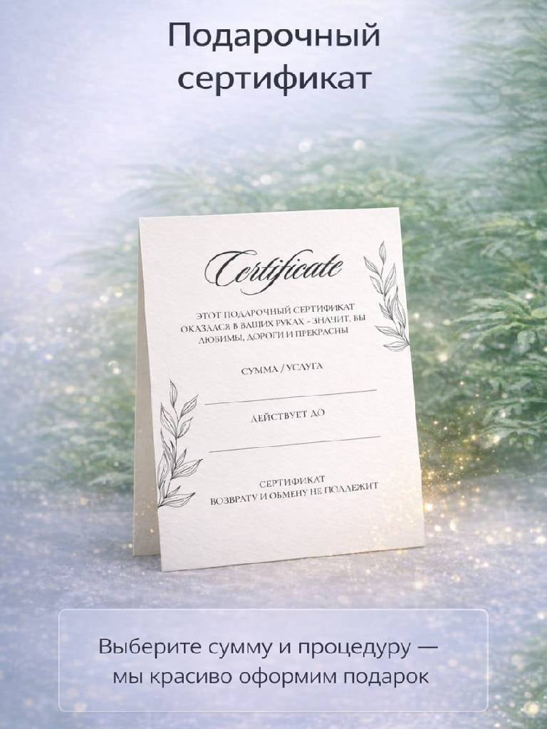 Подарочный сертификат