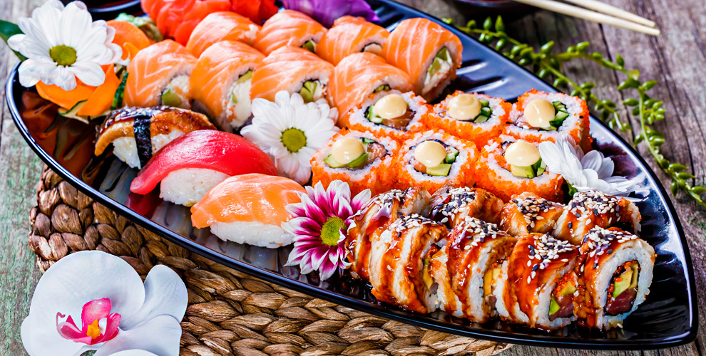 на сеты из суши по акции при самовывозе