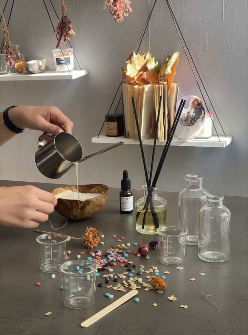 Мастер-класс «Массажная свеча + аромадиффузор» от 1 человека