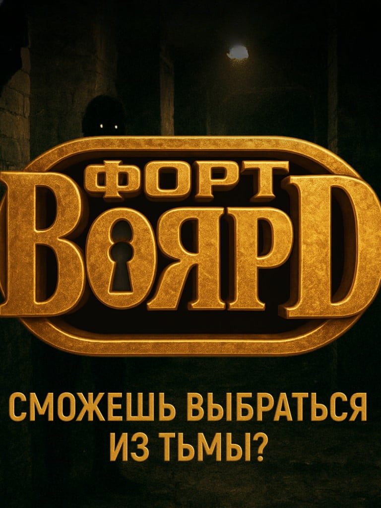 Квест «Форт Боярд в темноте», до 1 ч.