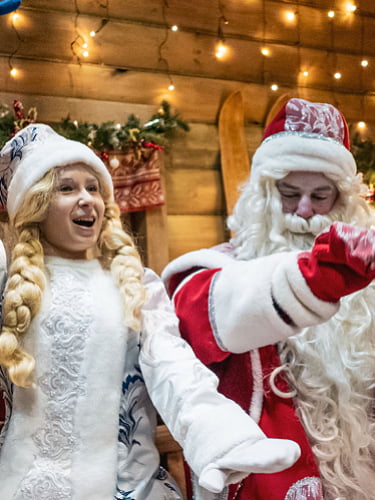 Выездное поздравление Деда Мороза и Снегурочки