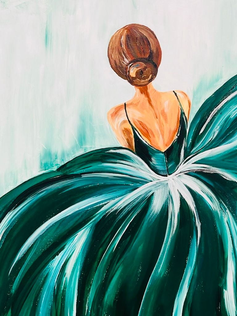 Мастер-класс по рисованию «Балерина»