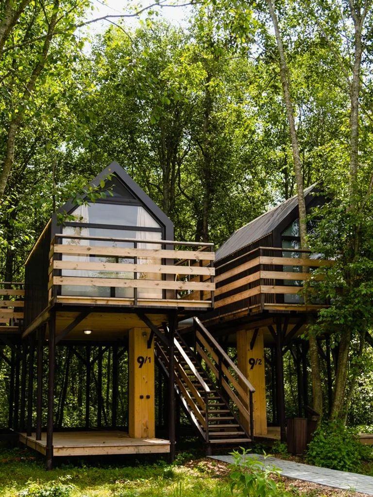 Проживание в доме на дереве «Дуэт»