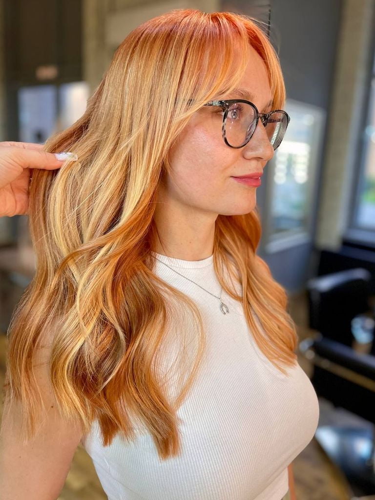 Сложное окрашивание волос в 2 тона Kapous