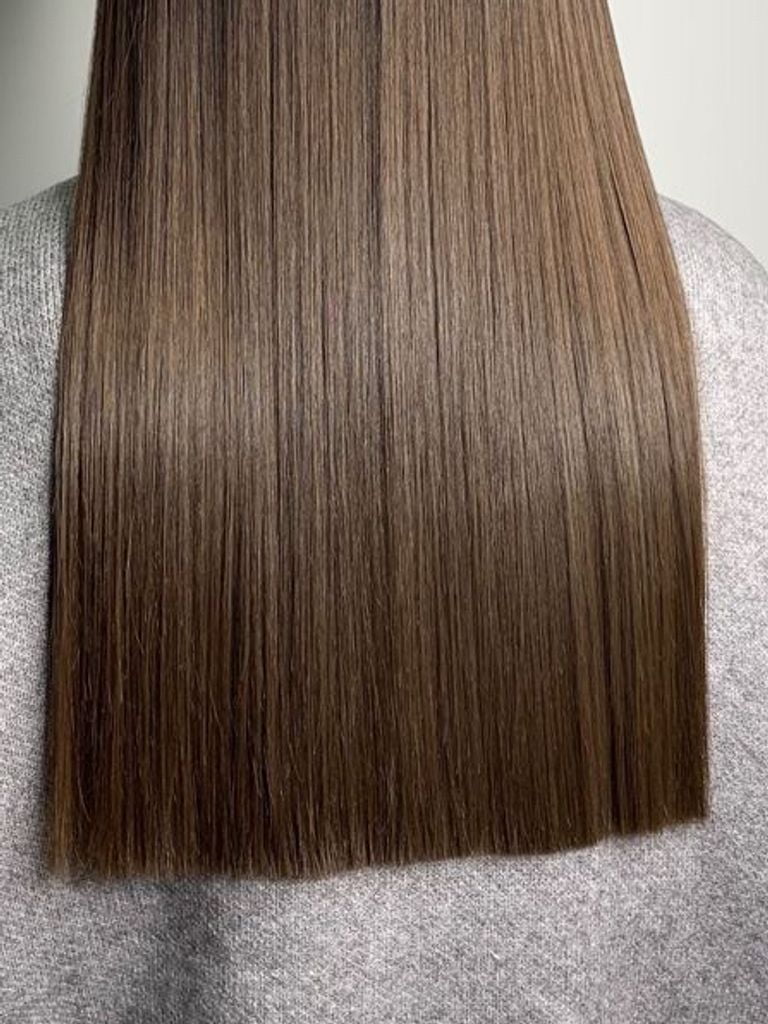 Подравнивание концов одним срезом