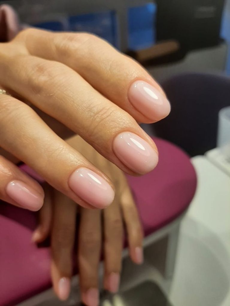 Комбинированный маникюр + покрытие гель-лаком