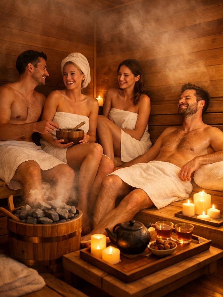Посещение сауны