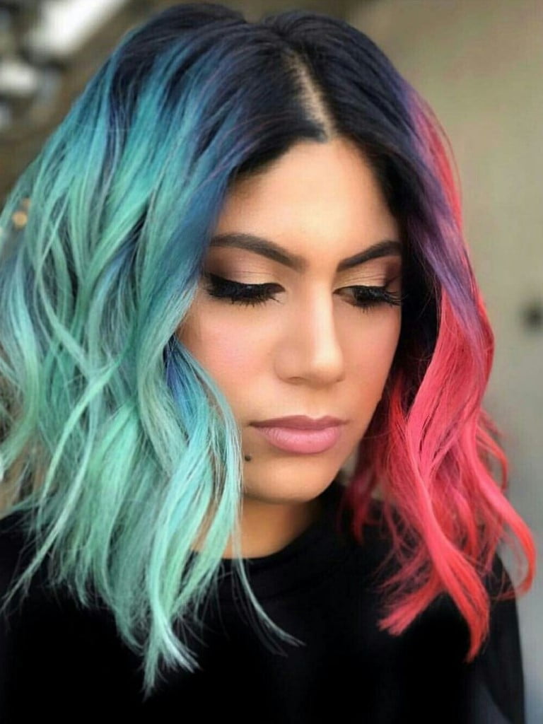 Сложное окрашивание волос + уход + укладка по форме стрижки