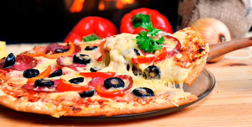 на меню пиццы