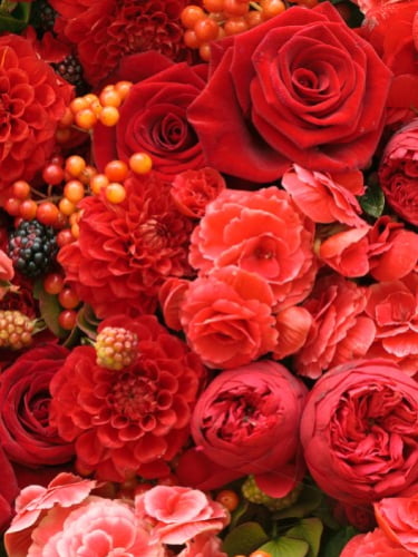 Готовые букеты и композиции с витрины