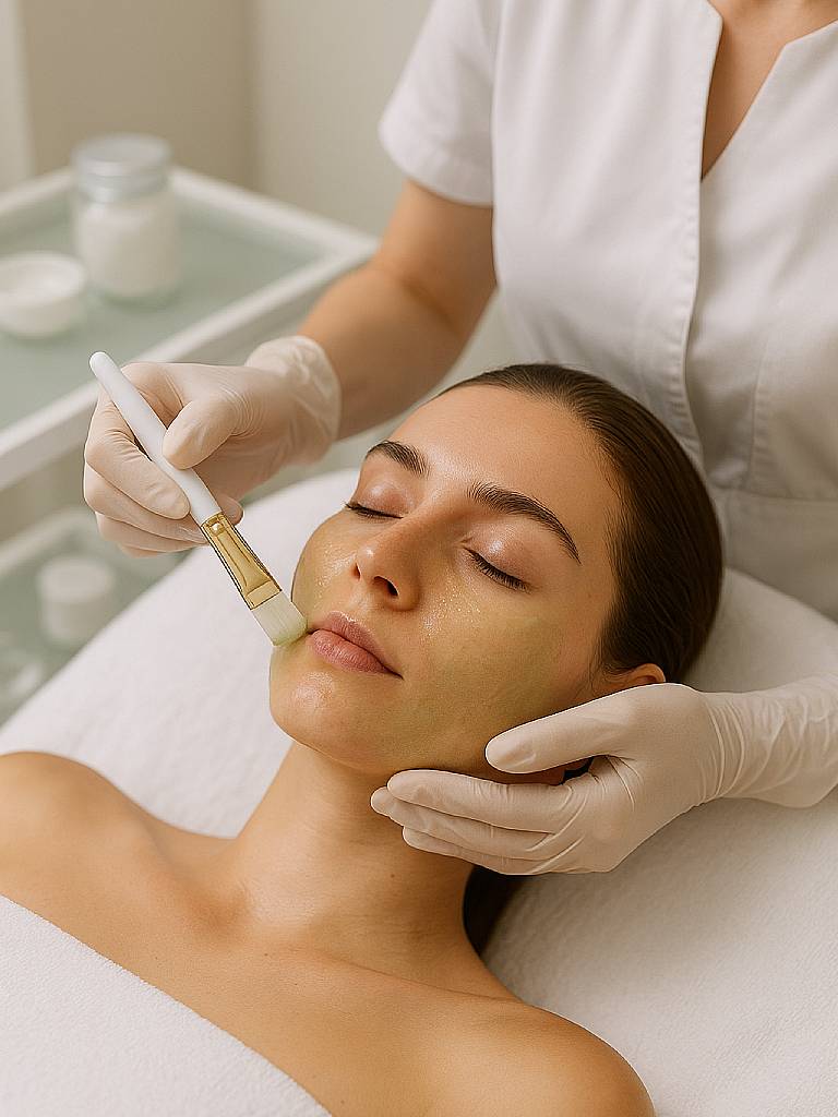 Поверхностный миндальный пилинг