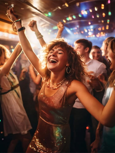 Прогулка «Зажигательное Disco Party» с музыкальным сопровождением