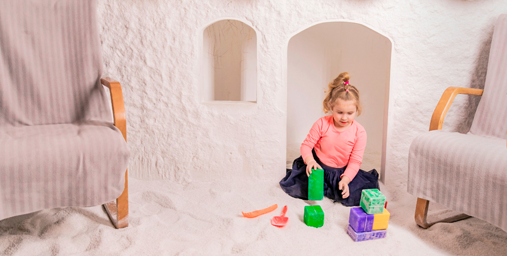 на разовое посещение соляной пещеры