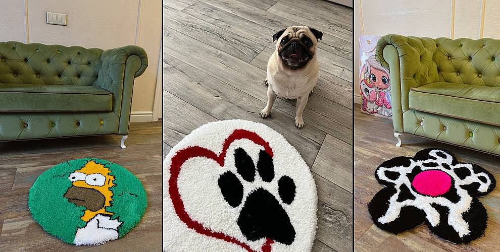 на мастер-класс по созданию коврика с индивидуальным дизайном, 3 ч.