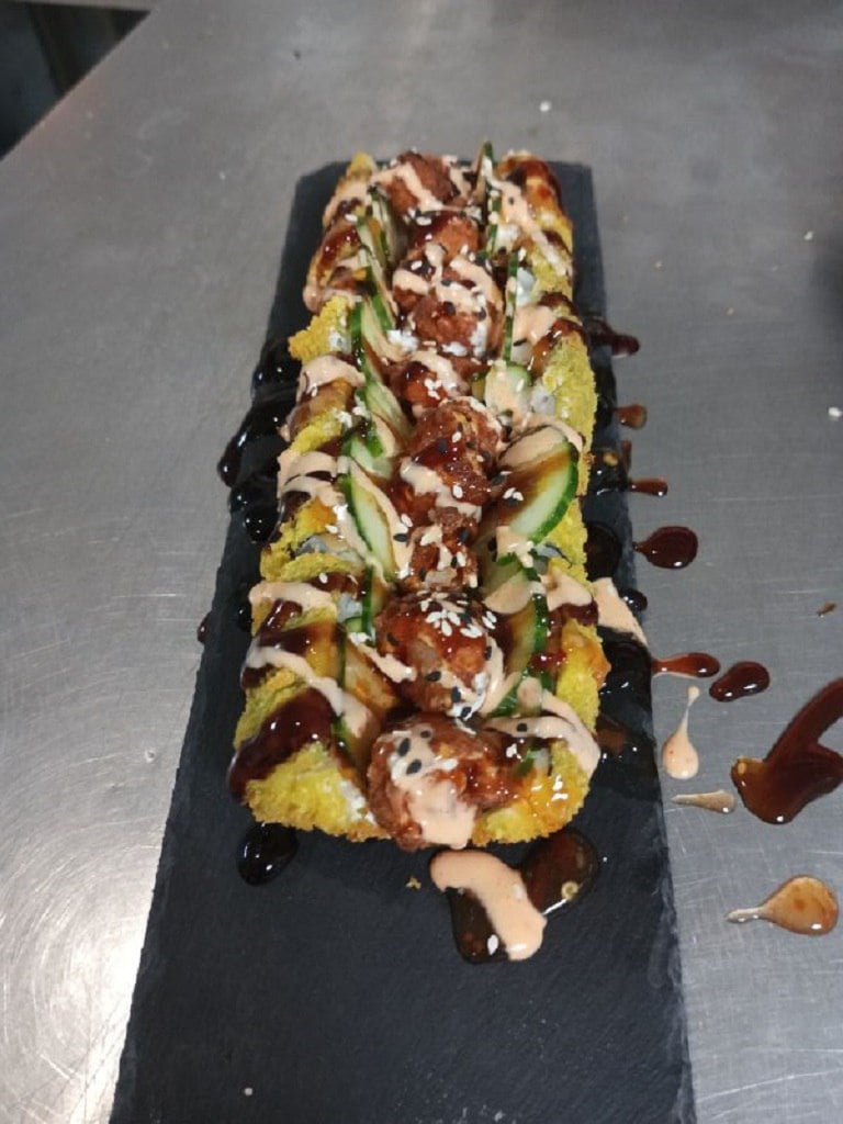 Суши-дог с креветками