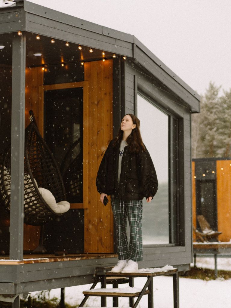 Домик «Туманный рассвет» + баня с горячим чаном