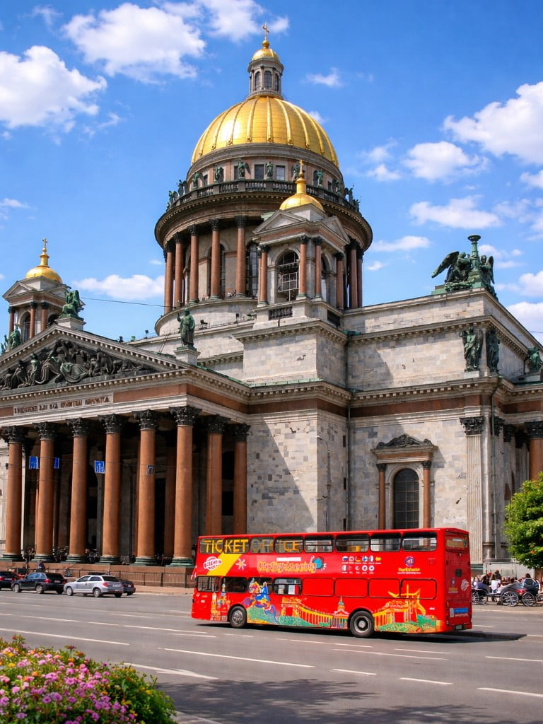 Автобусная экскурсия по Санкт-Петербургу по системе Hop-On Hop-Off