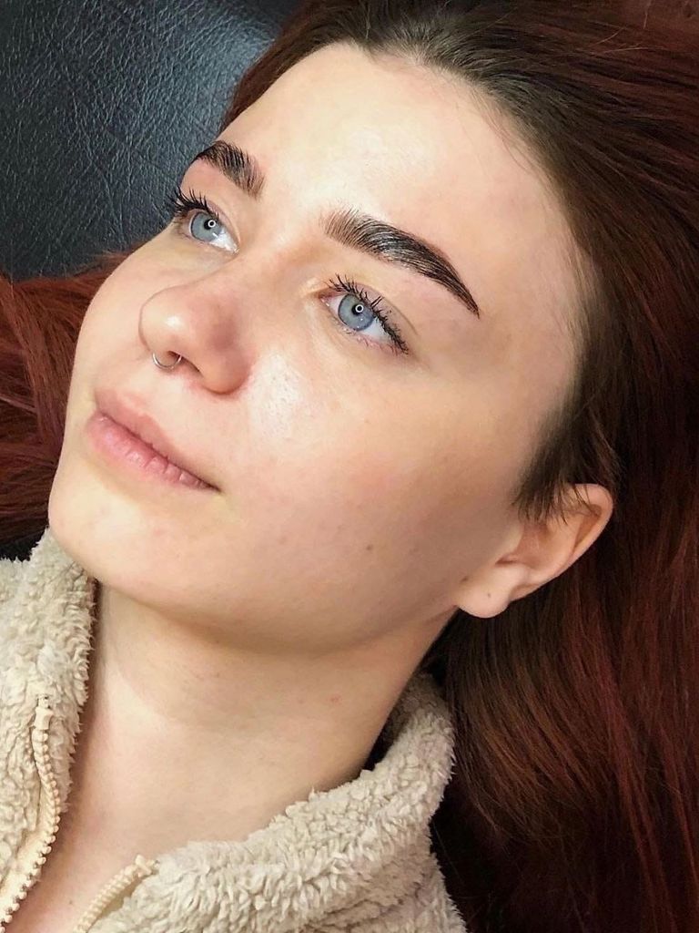 Биофиксация + оформление + окрашивание бровей