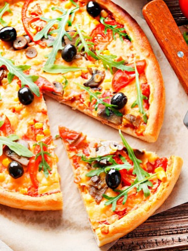 2 любые пиццы 25 см по цене 1