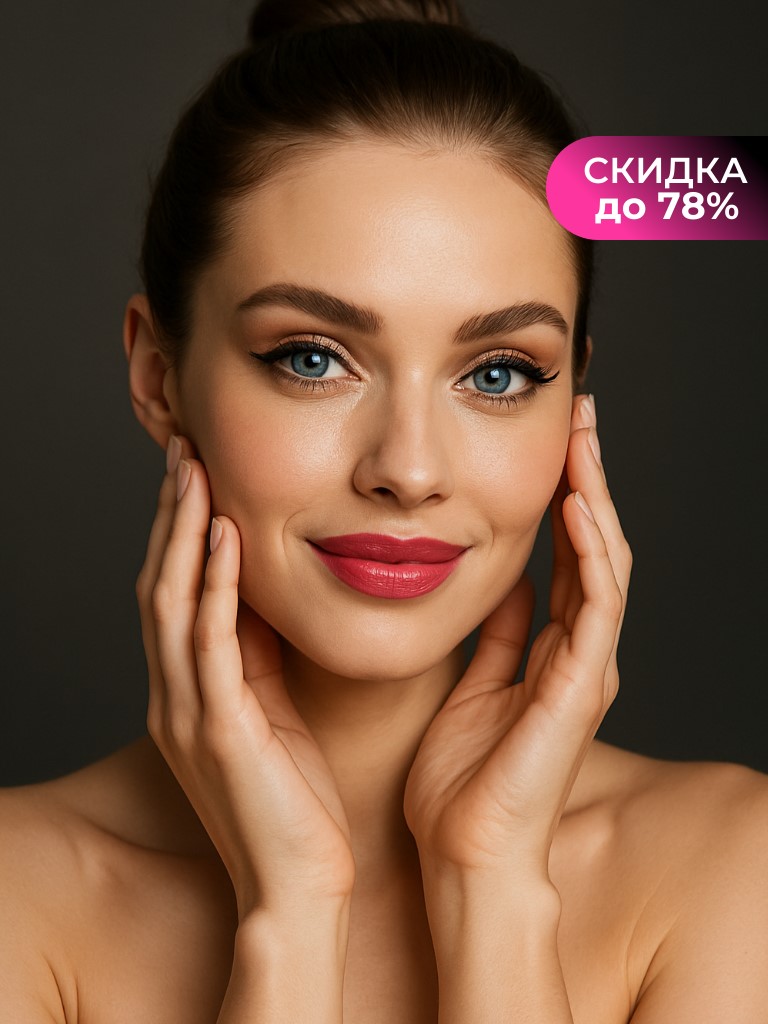 Перманентный макияж губ + в подарок биоревитализация губ