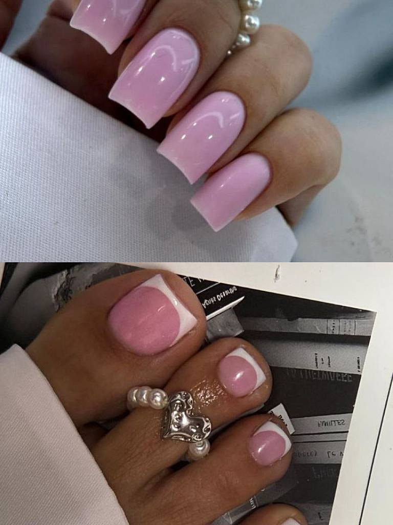 Комплекс: маникюр с покрытием + полный педикюр с покрытием