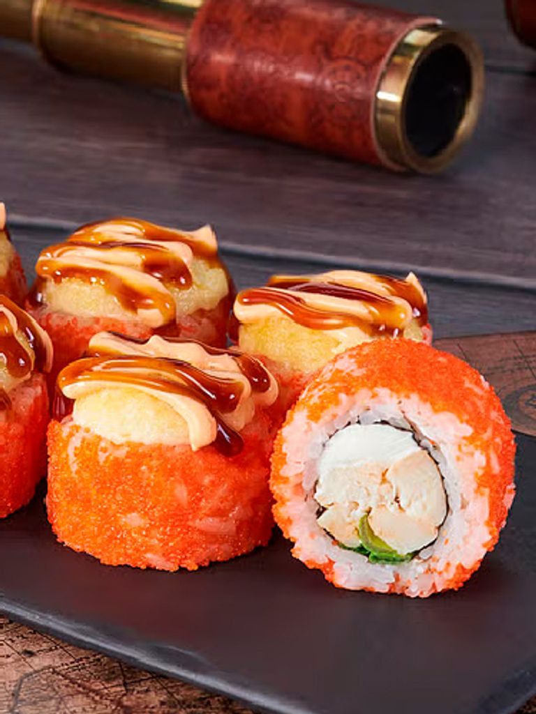 Меню роллов, сетов, WOK, салатов, закусок, десертов