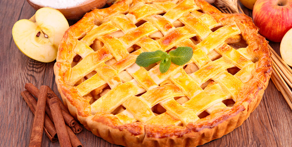 на пирог с яблоком и грушей, 1000 гр.