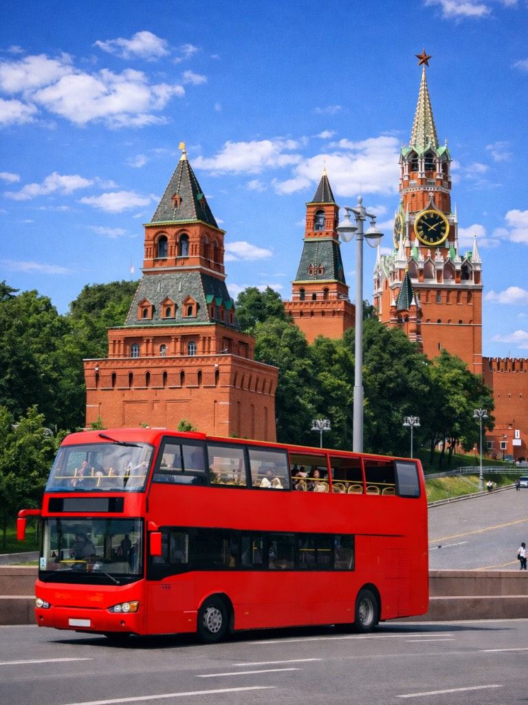 Автобусная экскурсия по Москве по системе Hop-On Hop-Off