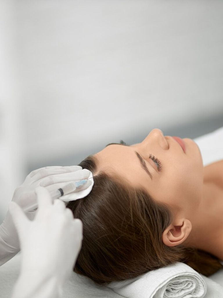 Фракционная мезотерапия кожи головы