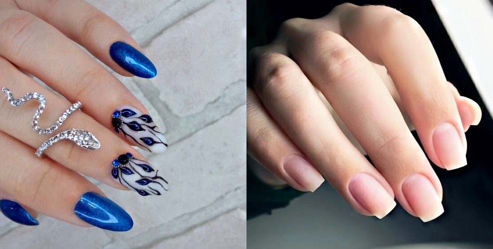 на коррекцию наращенных ногтей