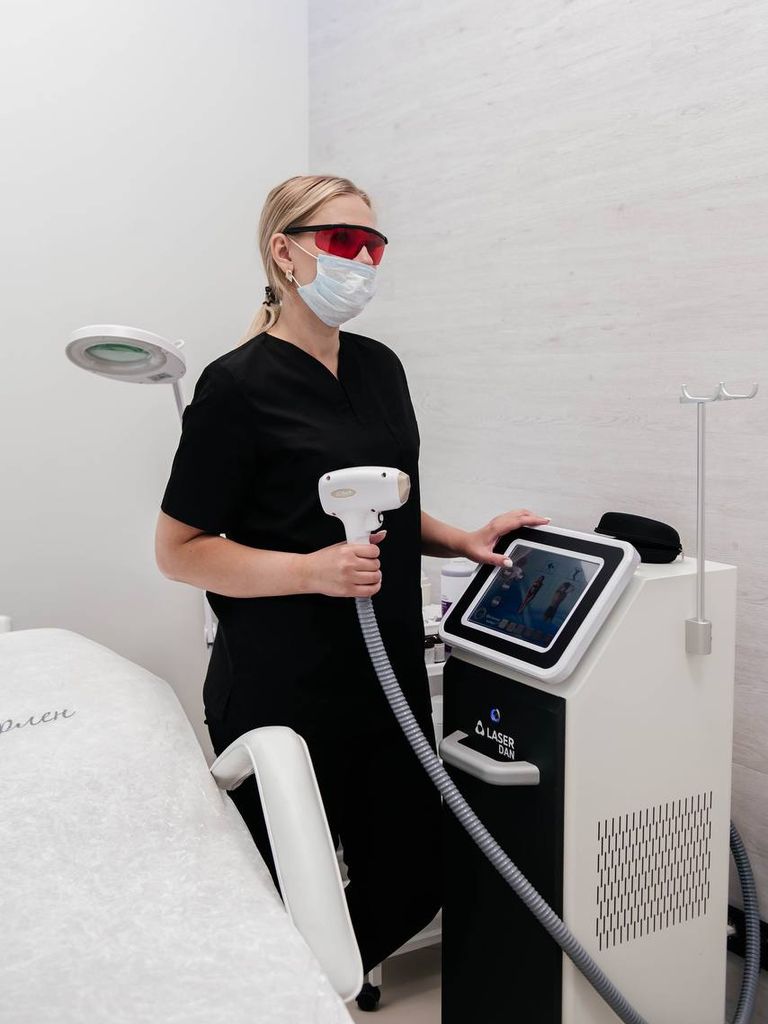 Лазерная эпиляция: бикини + подмышки + ноги до колен