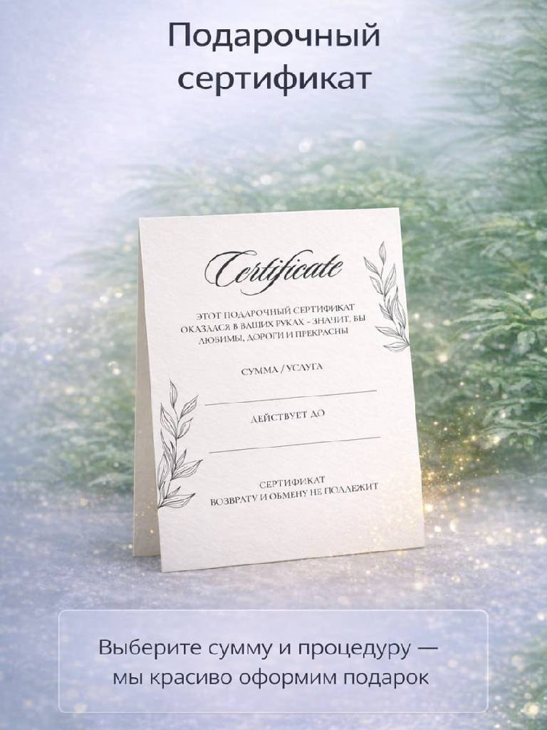 Подарочный сертификат