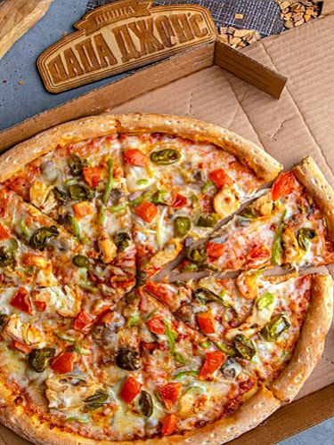 Меню пиццерии при заказе от 1599 руб.