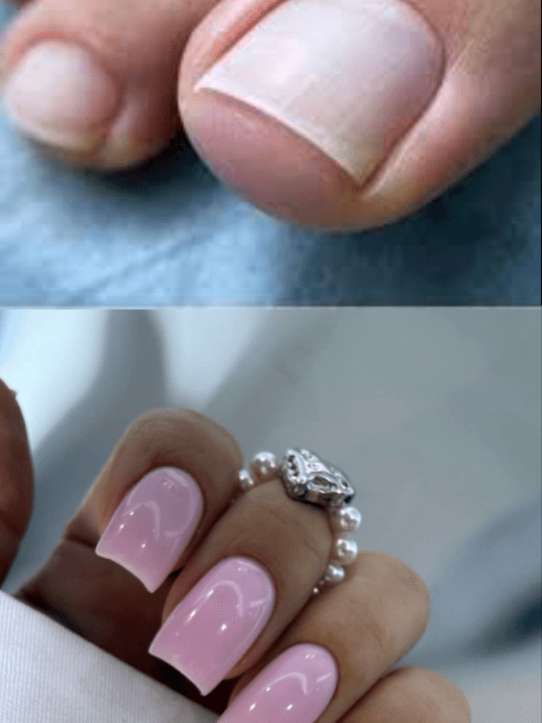 Комплекс: маникюр с покрытием + педикюр полный без покрытия