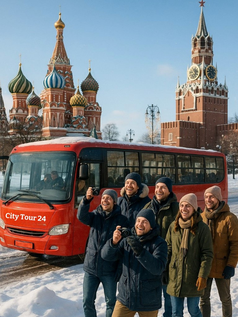 Обзорная экскурсия по Москве на автобусе от Красной Площади