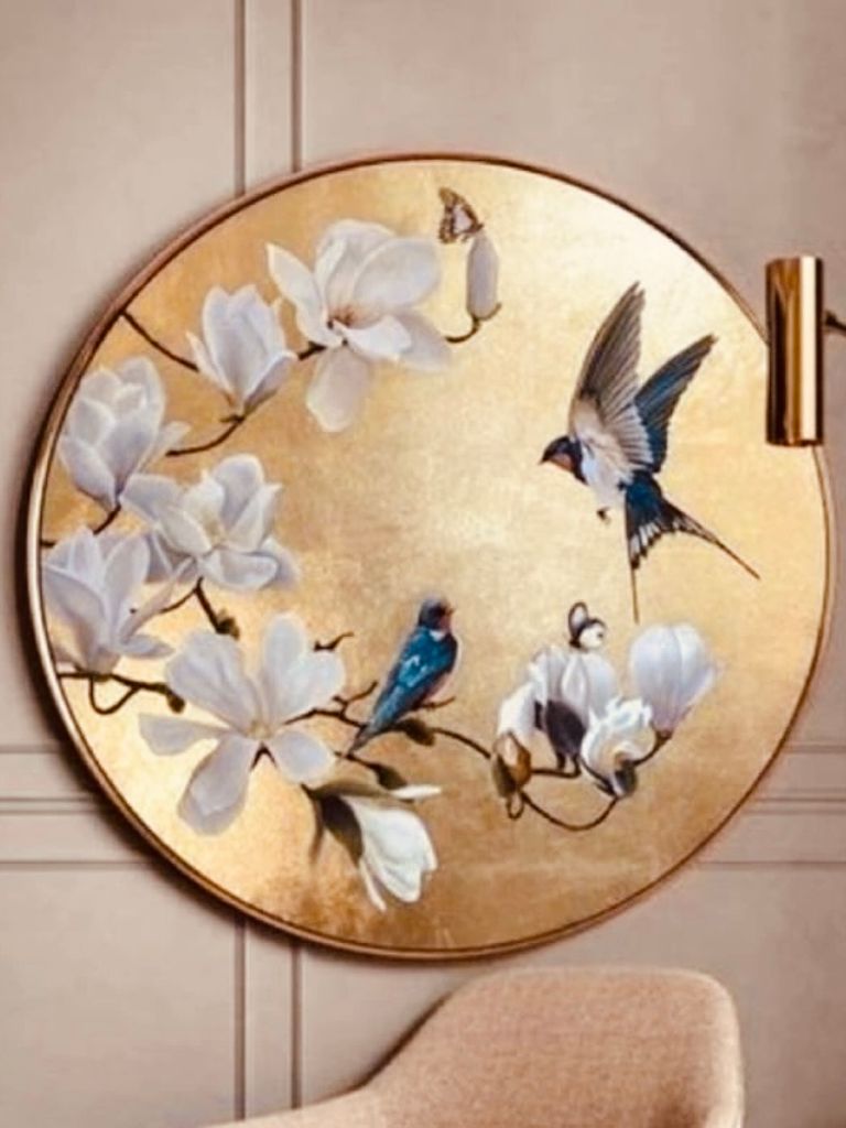 Мастер-класс «Картина с поталью»