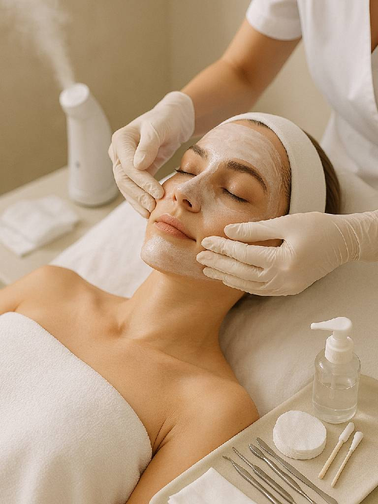 7-этапная механическая (ручная) чистка лица + маска, 1 ч.