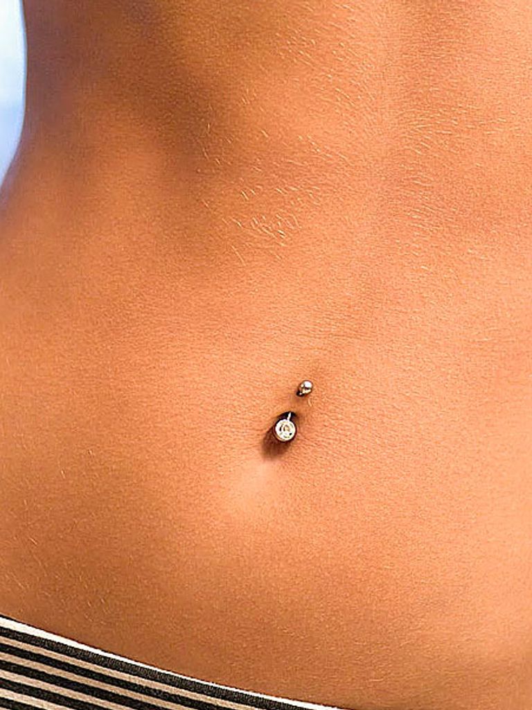 Прокол пупка, хеликс, крыла носа