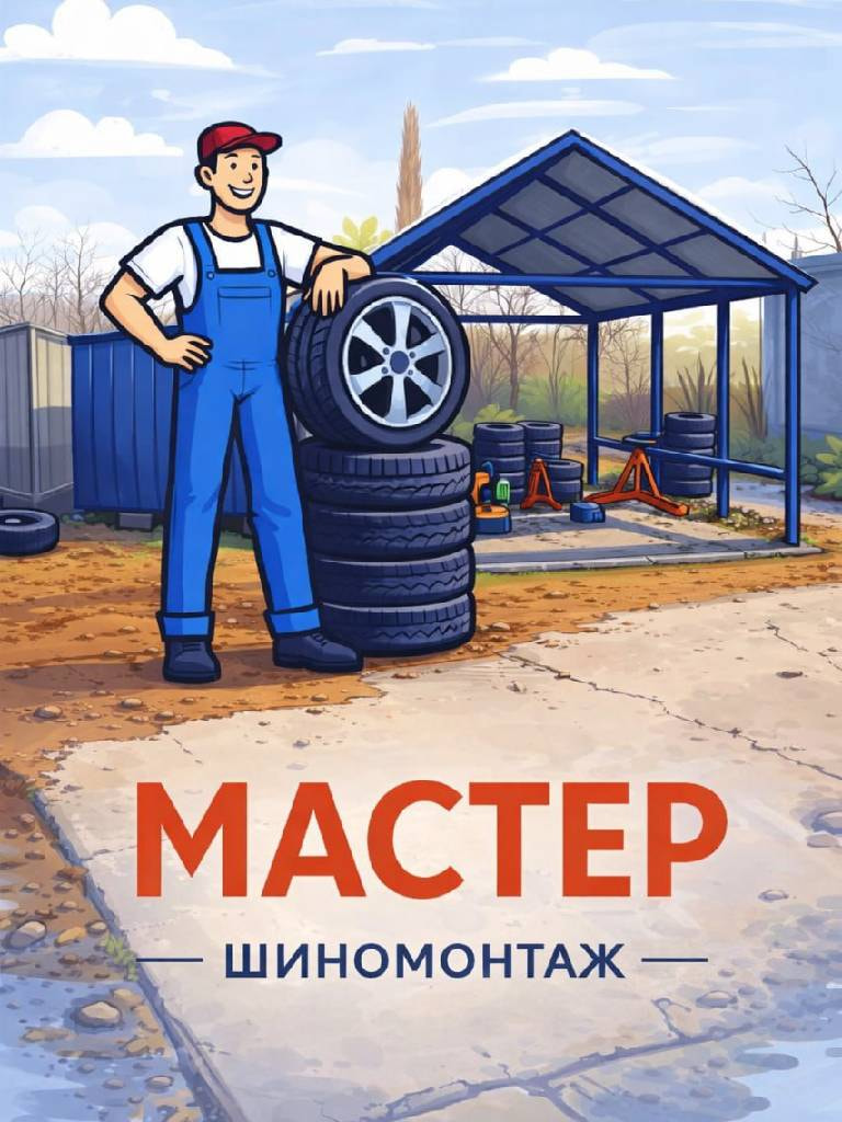 Шиномонтаж 4 колес