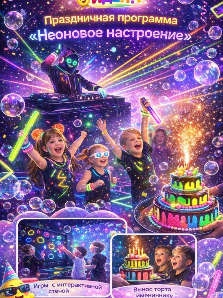 Праздничная программа «Неоновое настроение»