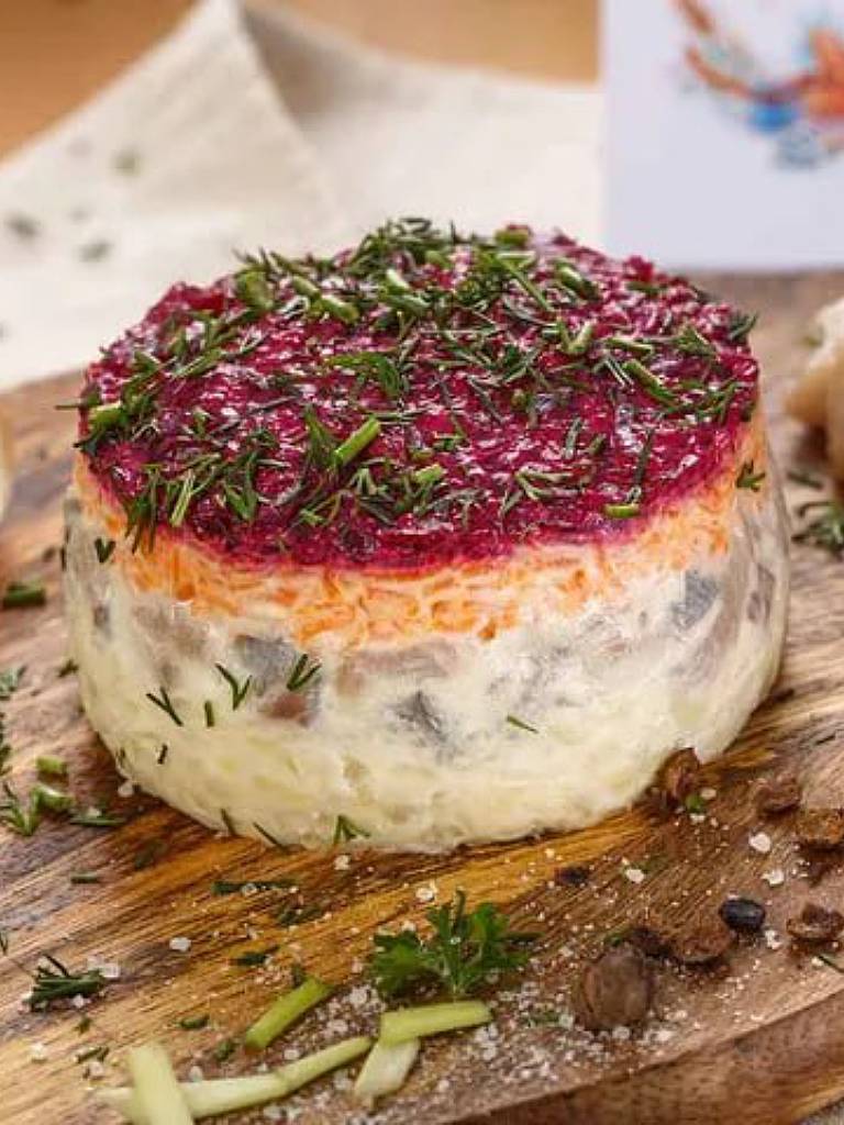 Меню салатов