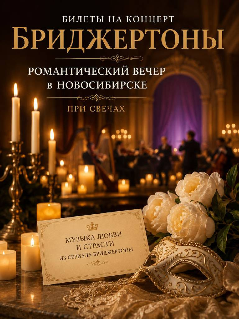 Билеты на концерт «Бриджертоны. Романтический вечер в Новосибирске»
