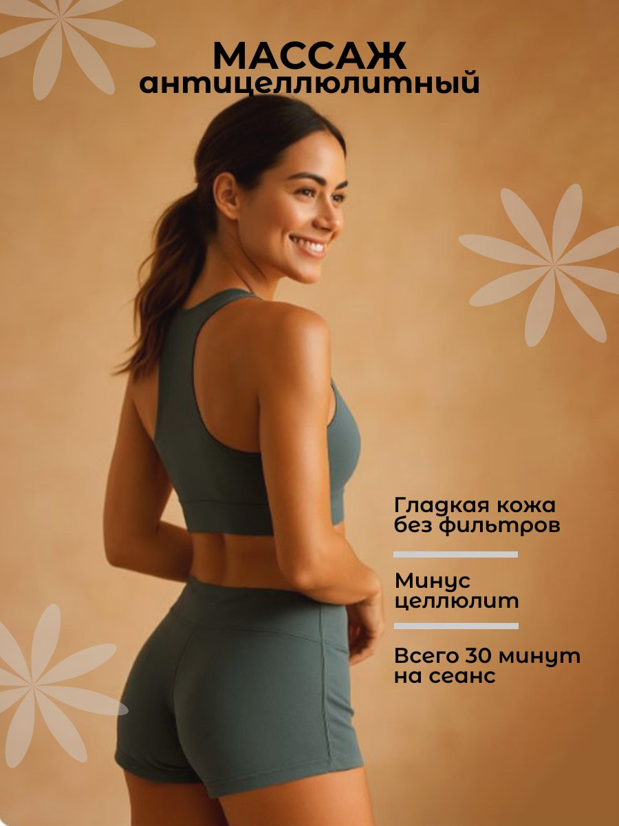 Антицеллюлитный массаж, 30 мин.