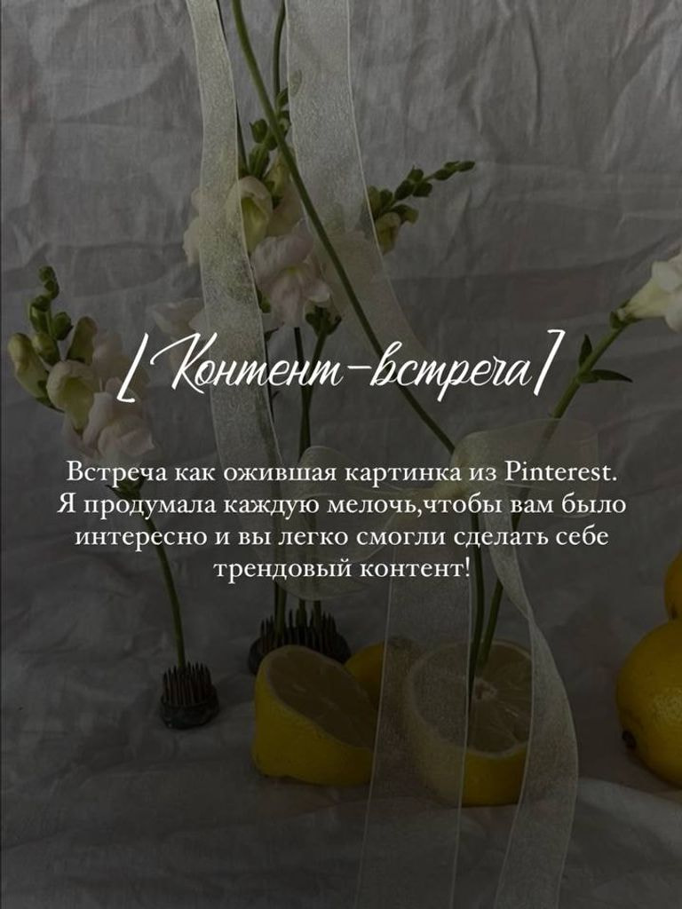 Участие в контент-встрече