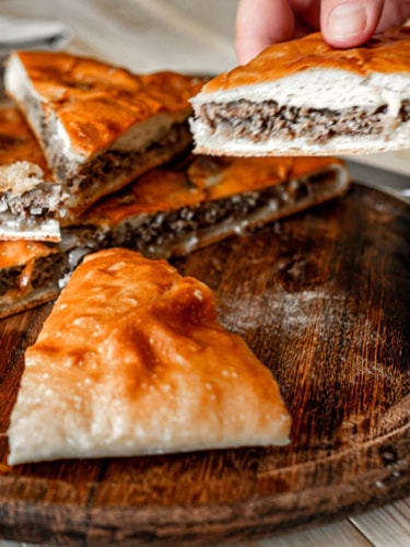 Меню сдобных и слоеных пирогов по акции