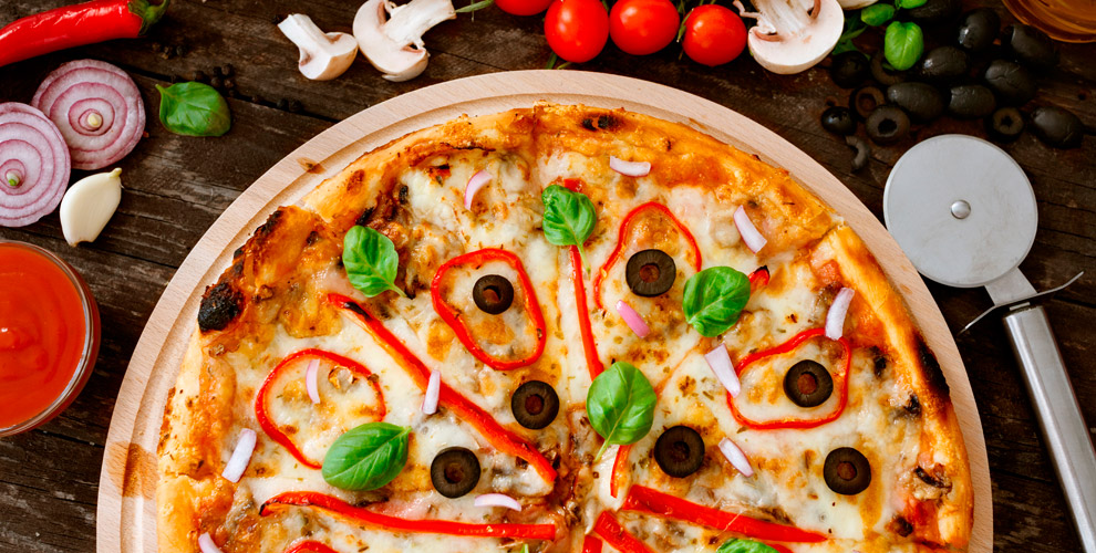 на меню пиццы