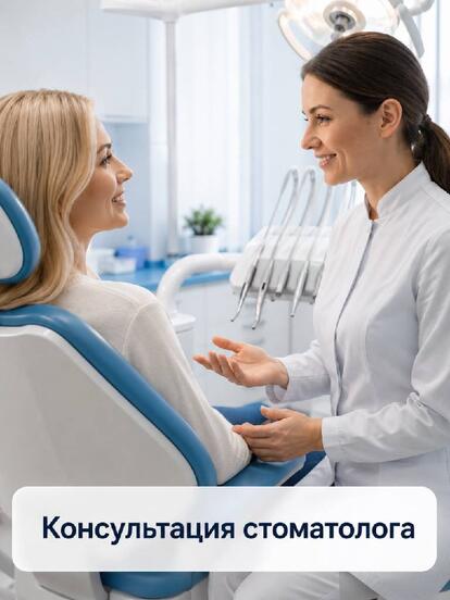 Консультация стоматолога с составлением плана лечения