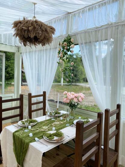 Аренда большой крытой беседки до 50 человек